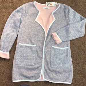 Grey/Pink cardigan small